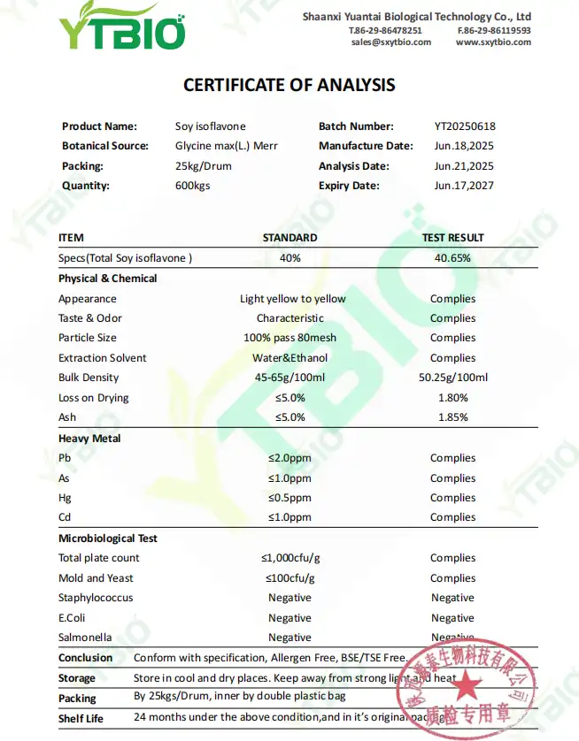 Soy Isoflavone Powder