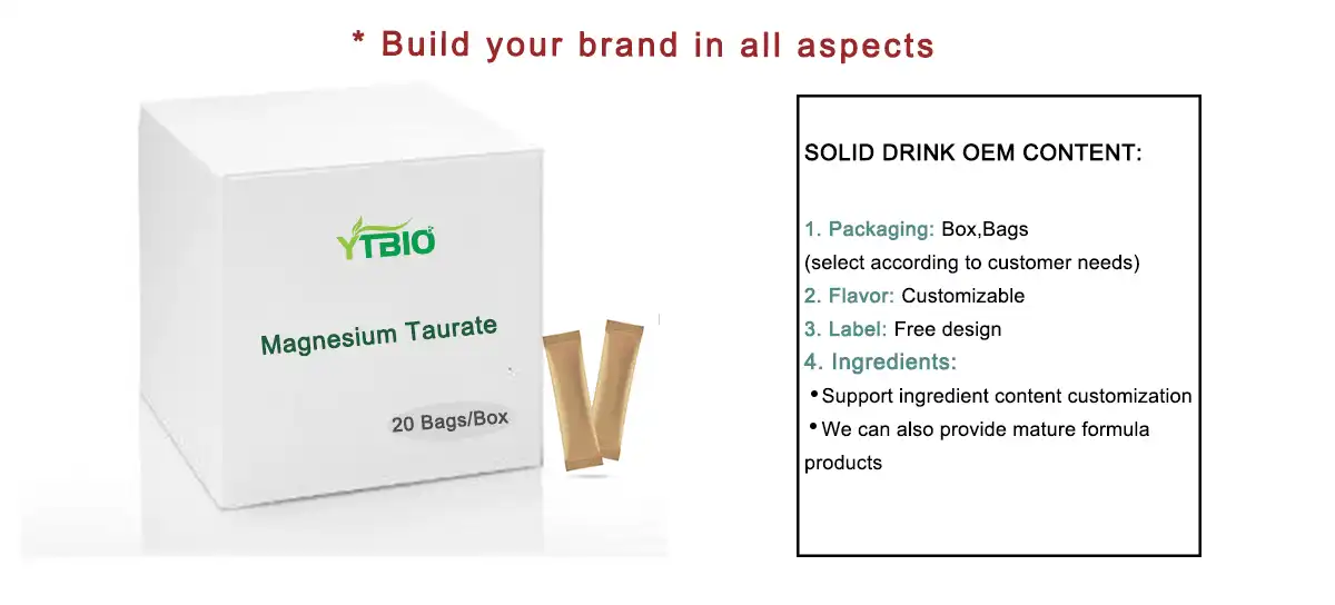 Bulk Magnesium Taurate Bulk Magnesium Taurate