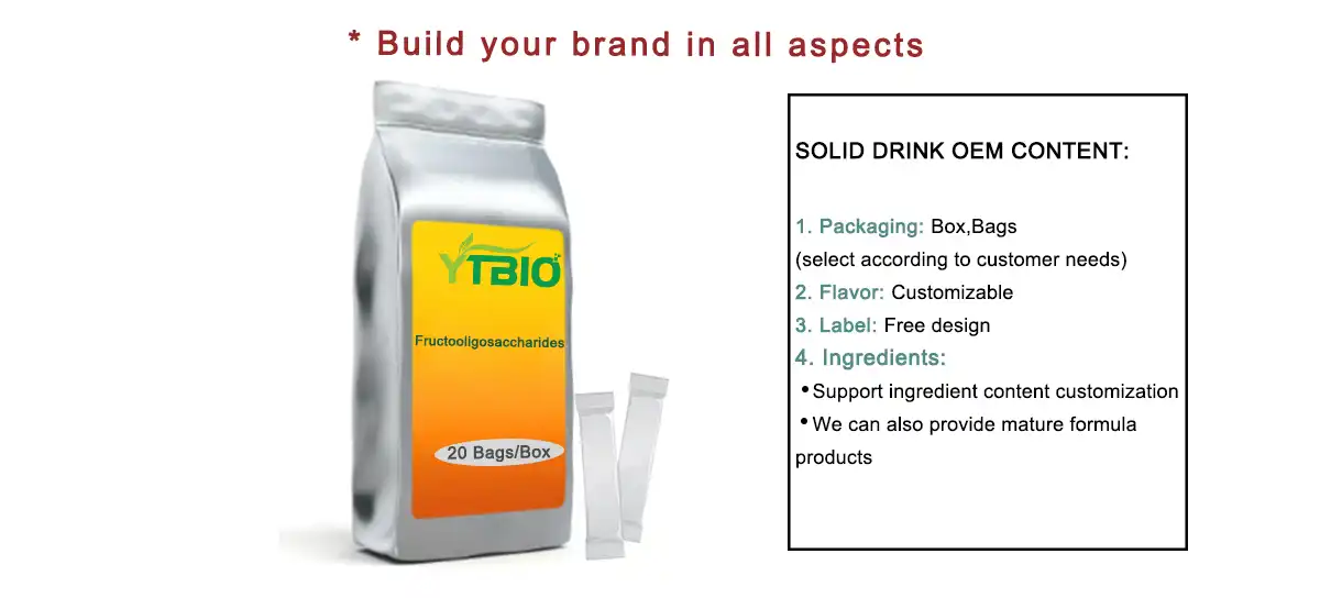 Bulk Fructooligosaccharides Powder Bulk Fructooligosaccharides Powder