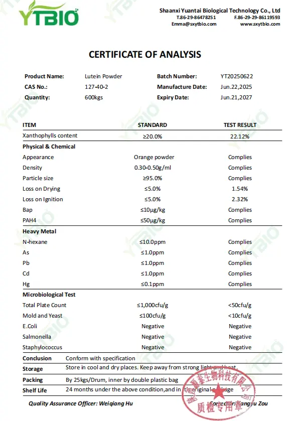 Calendula extract powder Calendula extract powder