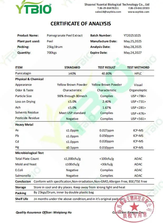 Punicalagin Powder Punicalagin Powder