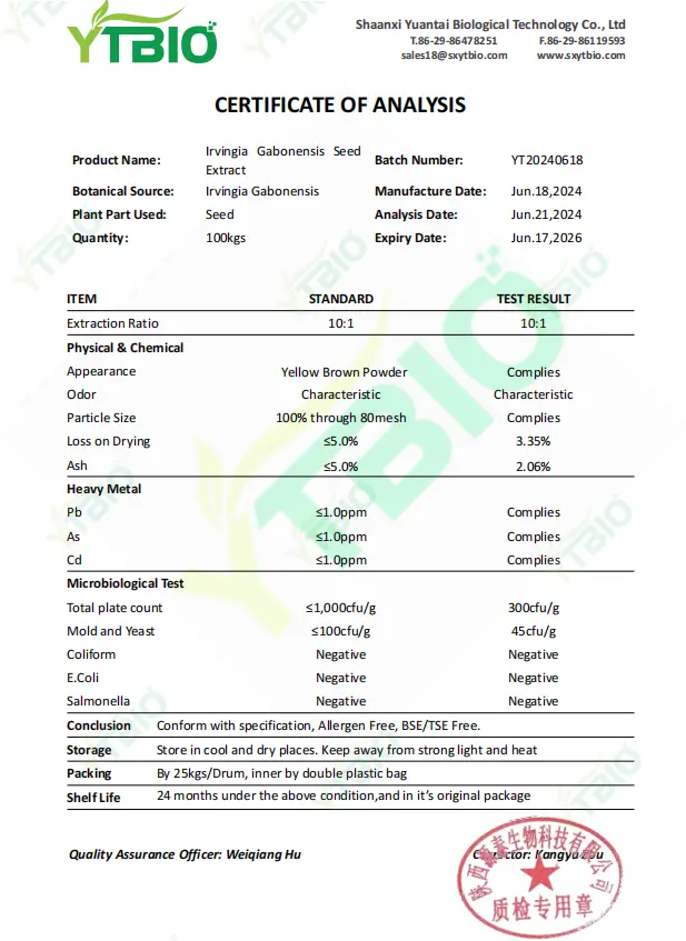 Irvingia Gabonensis Seed Extract