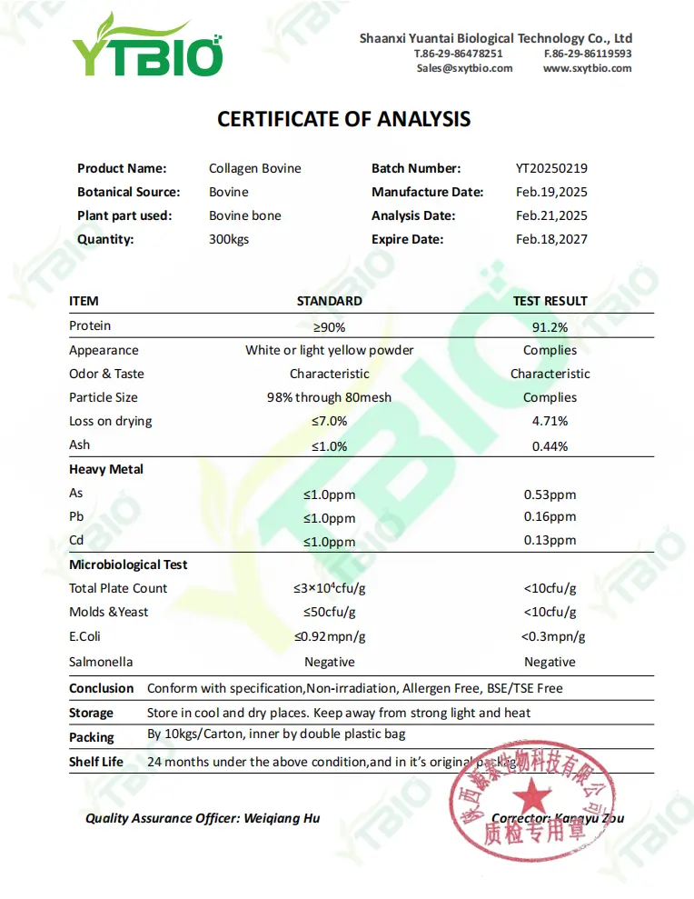 Hydrolyzed Collagen Bovine