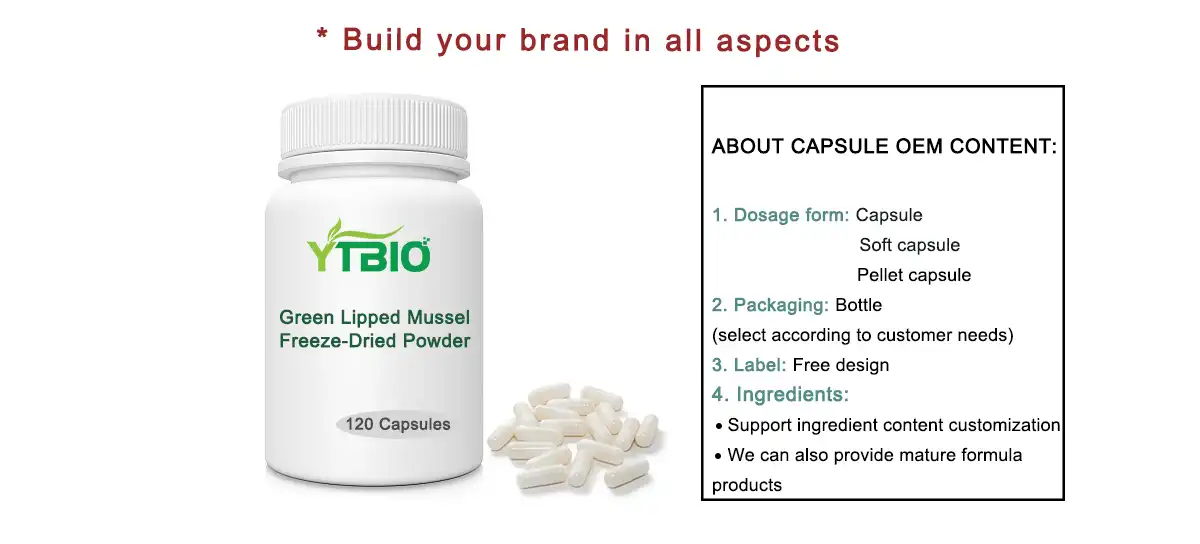 Green Lipped Mussel Freeze-Dried Powder Green Lipped Mussel Freeze-Dried Powder