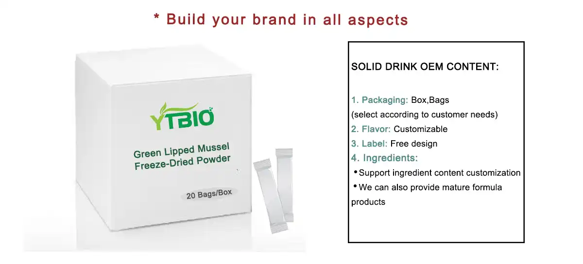 Green Lipped Mussel Freeze-Dried Powder Green Lipped Mussel Freeze-Dried Powder