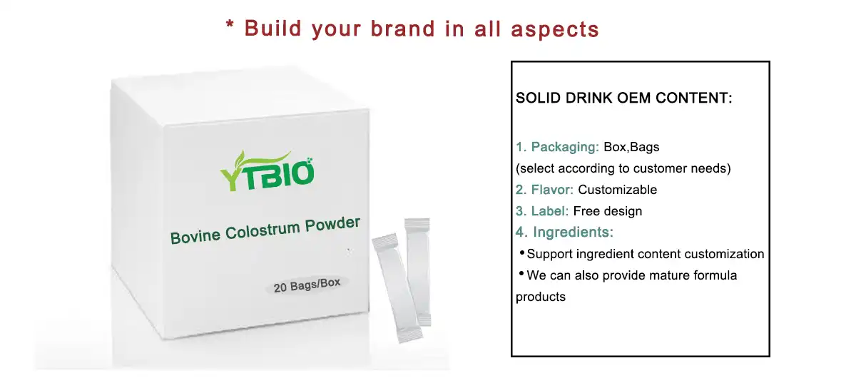Pure Bovine Colostrum Powder Pure Bovine Colostrum Powder