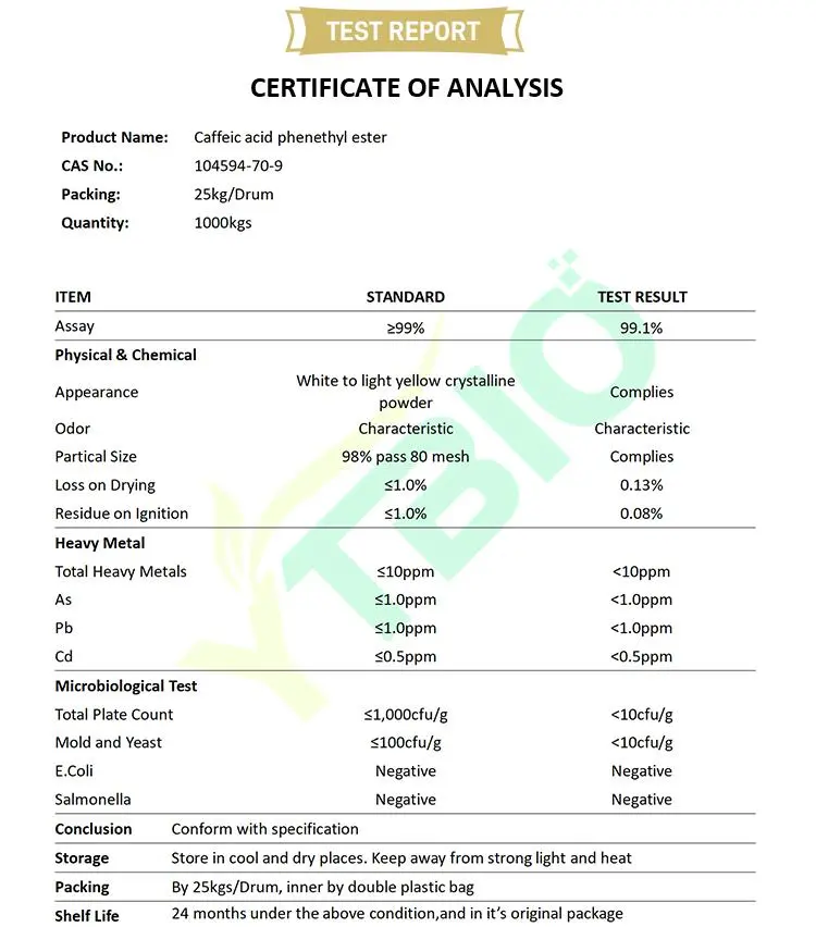 Caffeic Acid Phenethyl Ester powder
