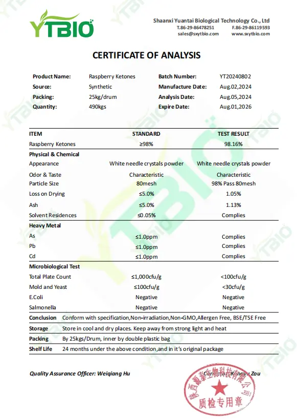 Raspberry Ketone Bulk Raspberry Ketone Bulk