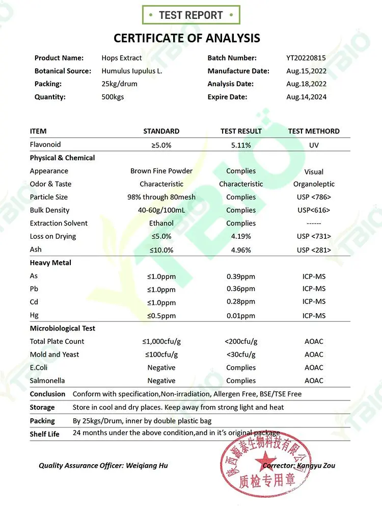 Hop Flower Extract Hop Flower Extract
