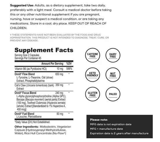supplement fact supplement fact
