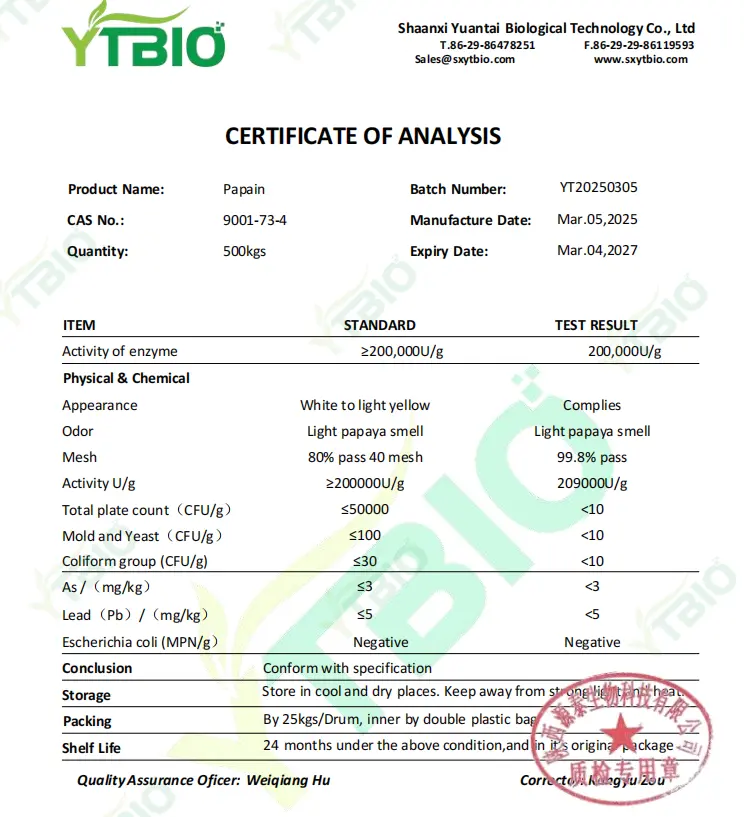 Papaya Extract Enzyme