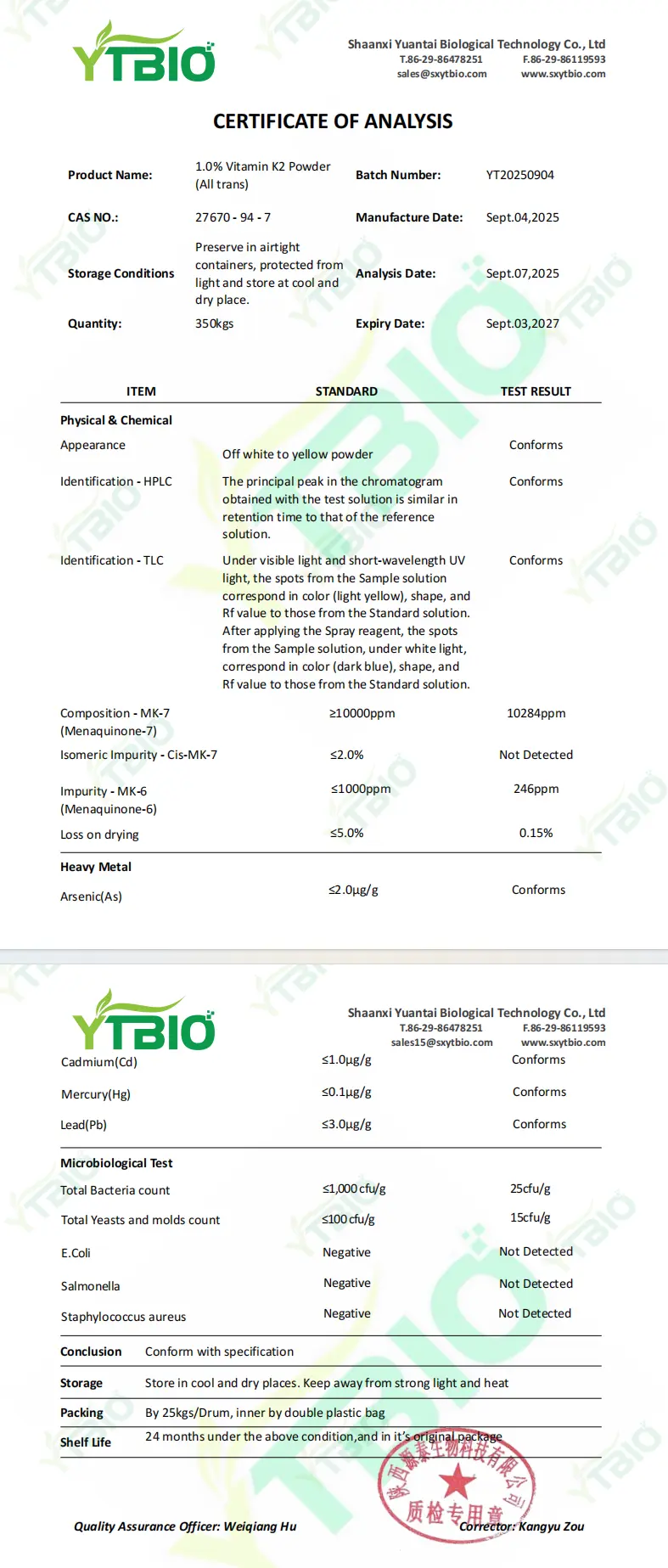 Liposomal Vitamin K2