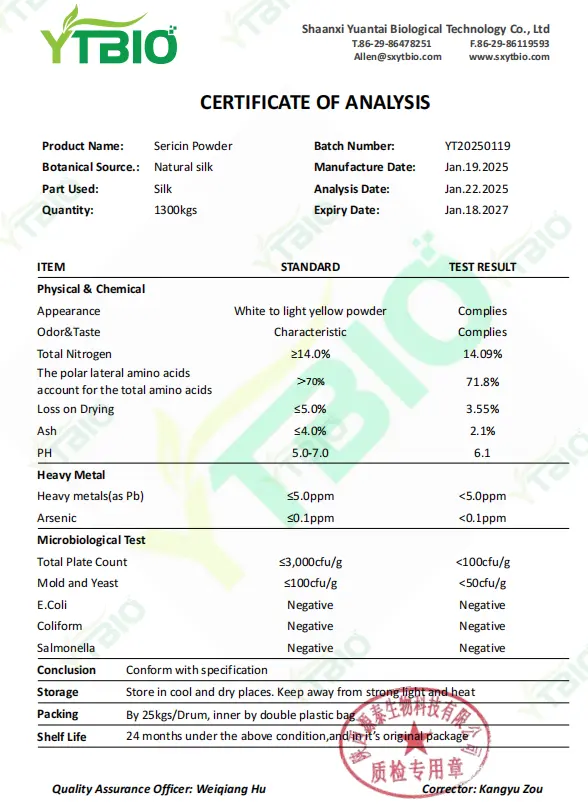 Sericin Powder Sericin Powder