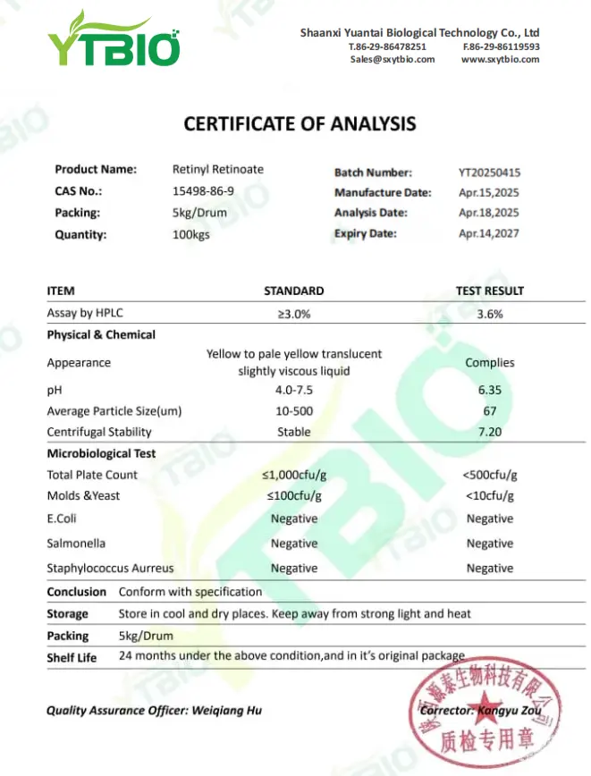 Retinyl Retinoate Powder