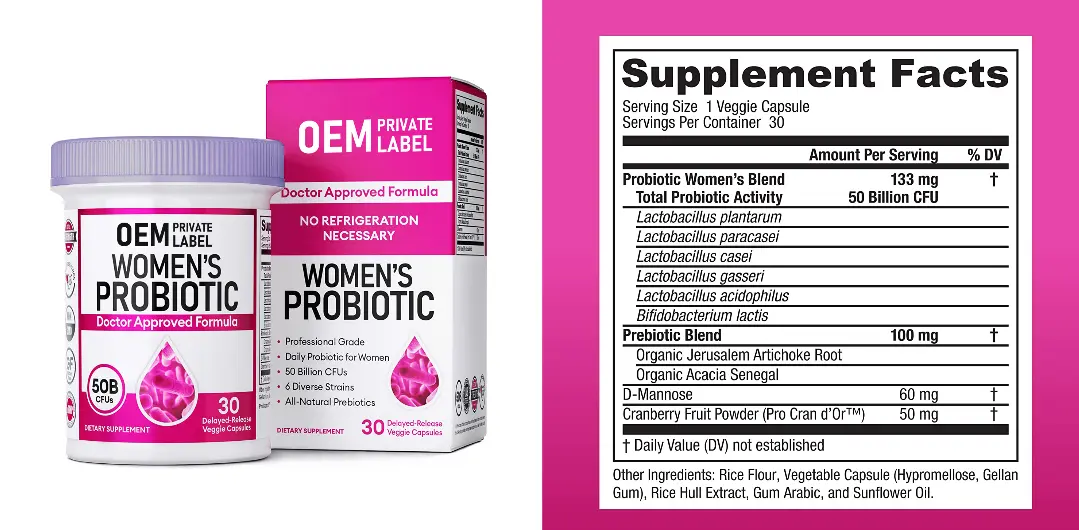 Women's Probiotic Capsules Women's Probiotic Capsules