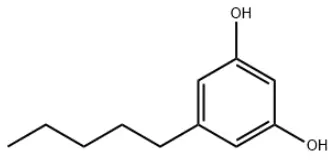 Olivetol structure Olivetol structure