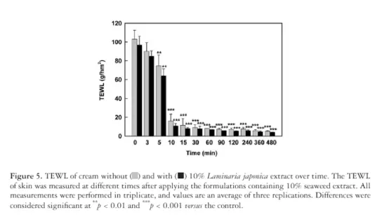 Skin Moisturizing Efficacy of Kelp Extract
