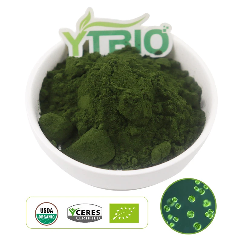 Organic Chlorella Powder Raw Material Supplier Organic Chlorella Powder Raw Material Supplier