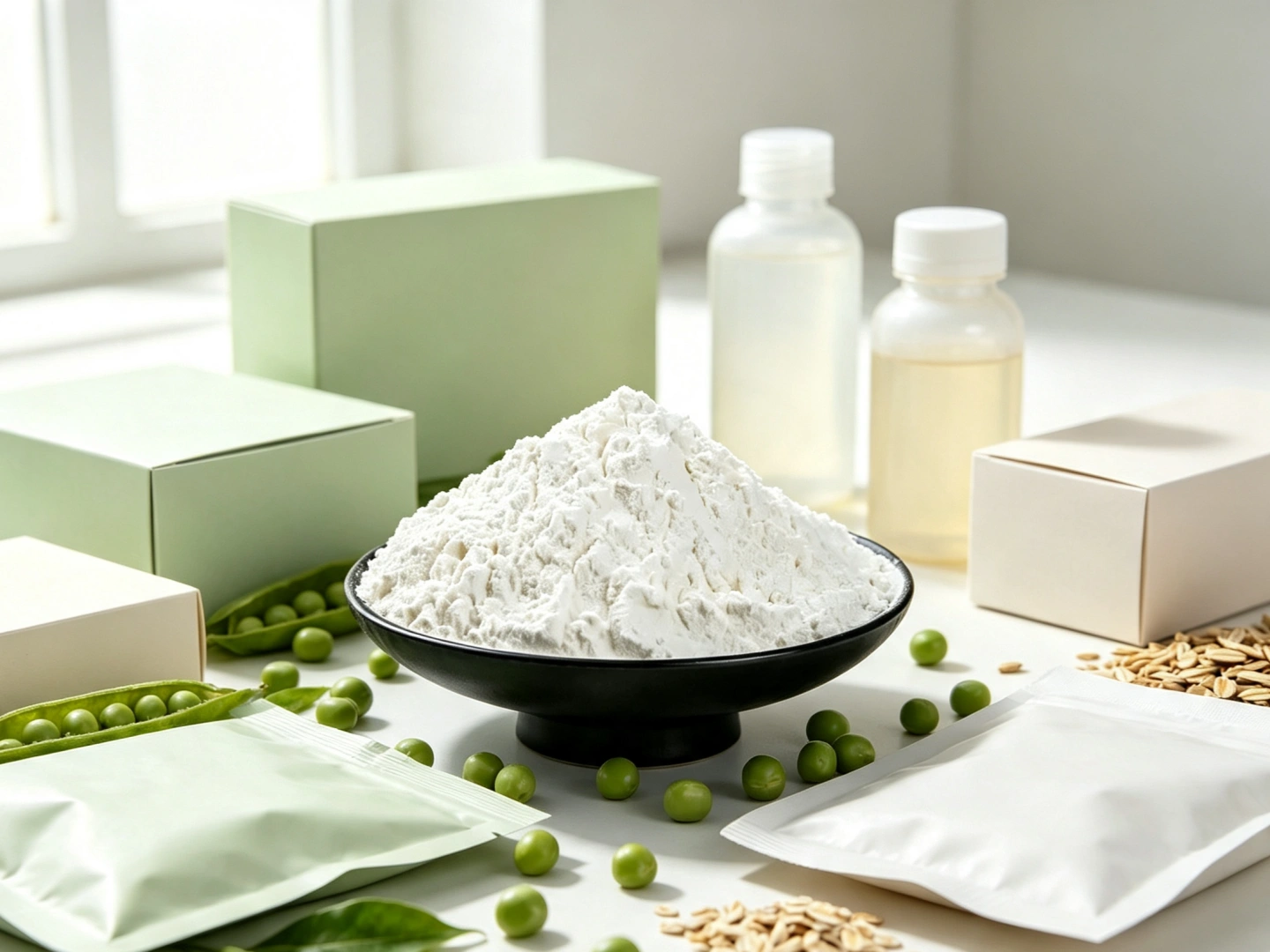 Uzoj de Groca Pizamelo en Produktoj kun Pura Etikedo
