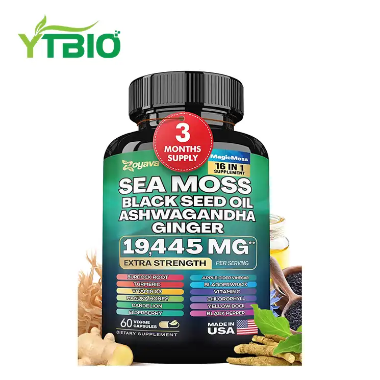 Sea Moss Black Seed Oil Capsules